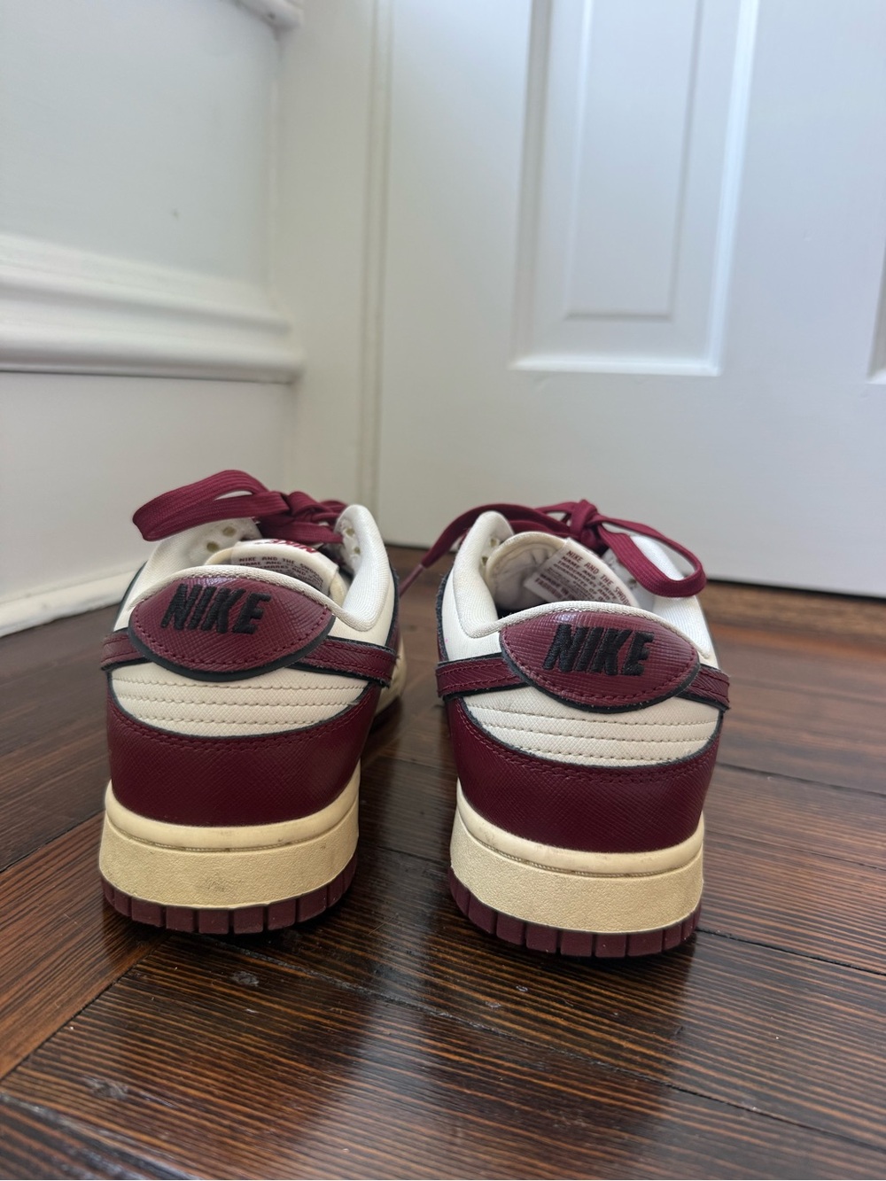 Women’s Nike Dunk Low SE Sisterhood Sail Team Red - Picture 5 of 6